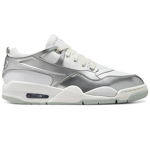 Jordan ジョーダン レディース スニーカー  【Jordan 4 RM Chrome (Women\u0027s)】  大きさ US_8.5(25.5糎) White/Summit White/Light Silver/Metallic Silver