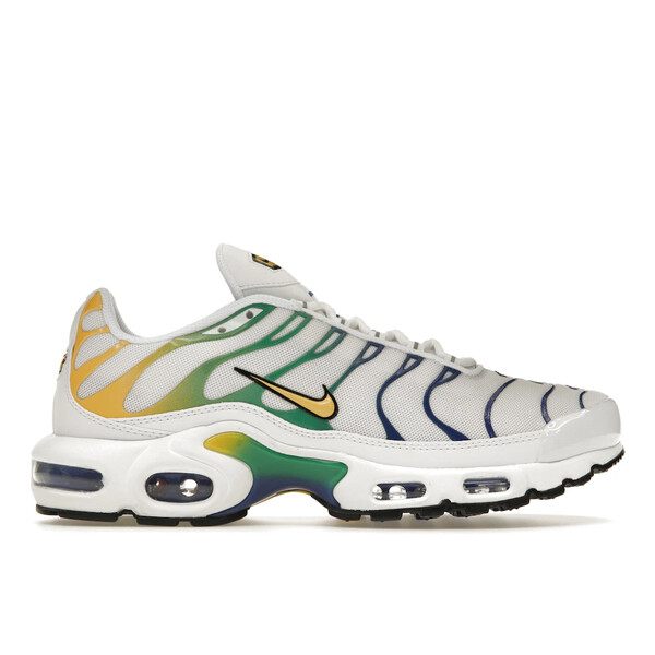 Nike ナイキ レディース スニーカー 【Nike Air Max Plus Brazil (Women's)】 サイズ US_8.5(25.5cm) White/Black/Hyper Royal/Citron Pulse｜asty