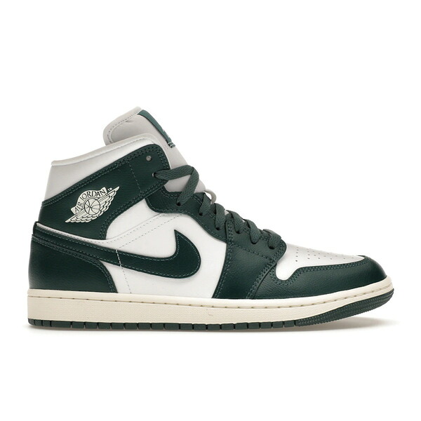 Jordan ジョーダン レディース スニーカー 【Jordan 1 Mid Oxidised Green (Women's)】 サイズ US_W_12 White/Sail/Oxidised Green|asty