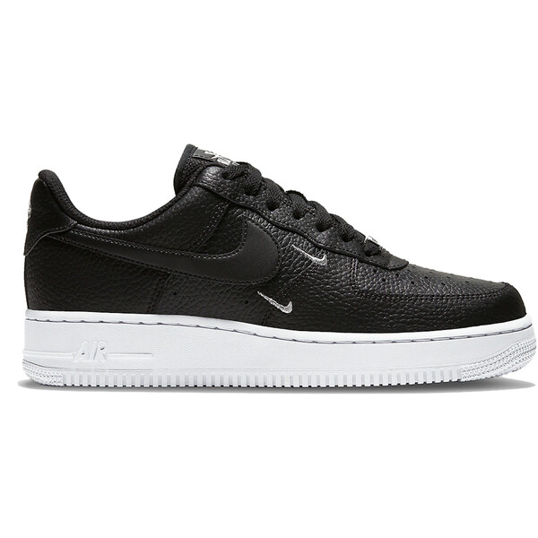Nike ナイキ レディース スニーカー  【Nike Air Force 1 Low \u002707 Essential Black White Silver Mini Swoosh (Women\u0027s)】  大きさ US_7.5(24.5珊) Black/White-Metallic Silver