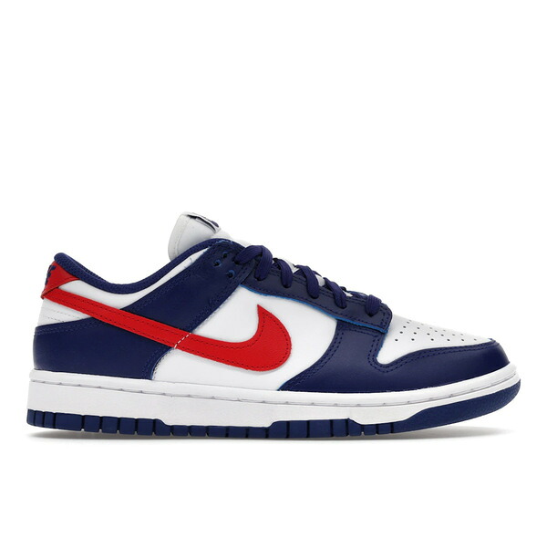 Nike ナイキ レディース スニーカー 【Nike Dunk Low USA (Women's)】 サイズ US_W_11 White/Royal-University Red|asty