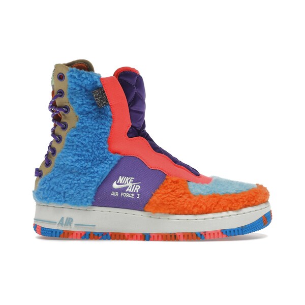 Nike ナイキ レディース スニーカー 【Nike Air Force 1 Rebel XX Sherpa Multi (Women's)】 サイズ US_6(23.0cm) Spirit Purple/Sail-Orange-Blue-Red｜asty