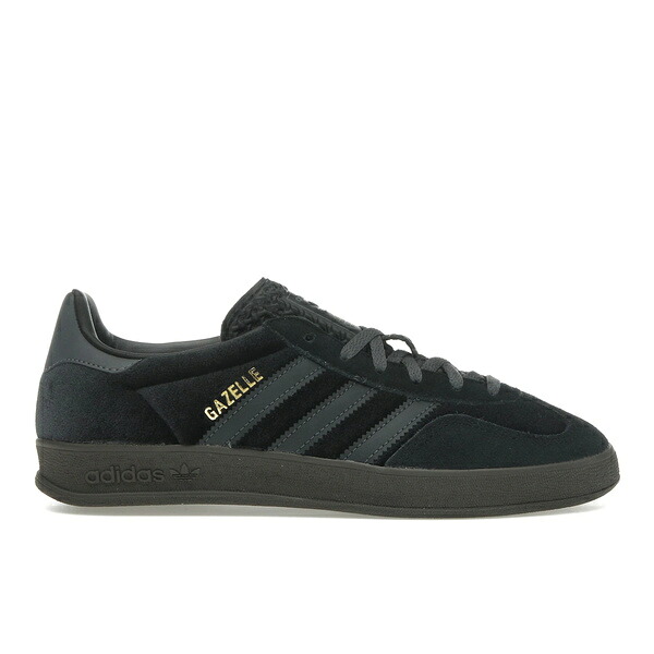 adidas アディダス レディース スニーカー  【adidas Gazelle Indoor Black Velvet (Women\u0027s)】  大きさ US_W_10.5 Black