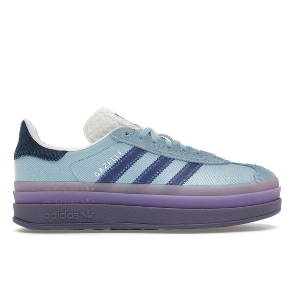 adidas アディダス レディース スニーカー  【adidas Gazelle Bold KseniaSchnaider Denim (Women\u0027s)】  大きさ US_6(23.0珊) Denim/Purple/Violet