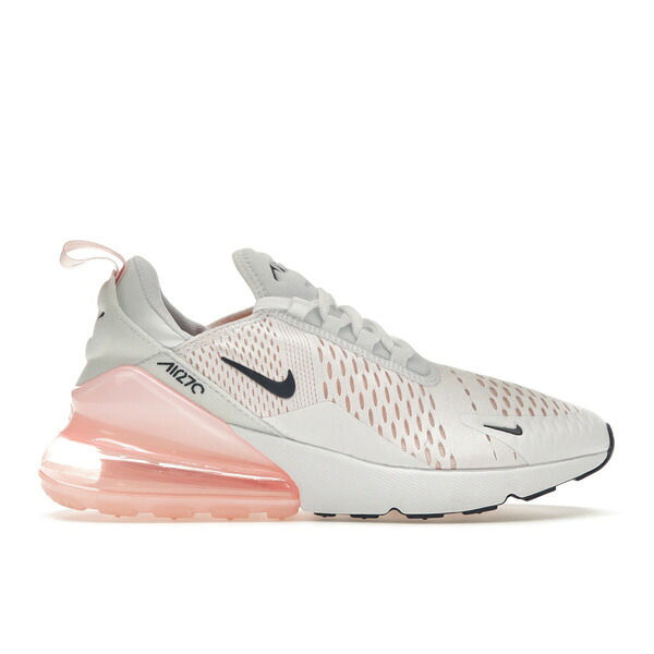 Nike ナイキ レディース スニーカー  【Nike Air Max 270 White Atmosphere (Women\u0027s)】  大きさ US_7(24.0珊) White/Midnight Navy/Atmosphere/Bleached Coral