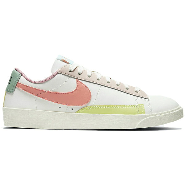 Nike ナイキ レディース スニーカー 【Nike Blazer Low LE Pastel (Women\'s)】 サイズ US_5.5(22.5cm) Sail/White-Coconut Milk-Bright Crimson|asty