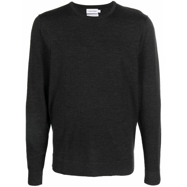 カルバンクライン メンズ ニット\u0026セーター アウター Superior wool crewneck jumper Black