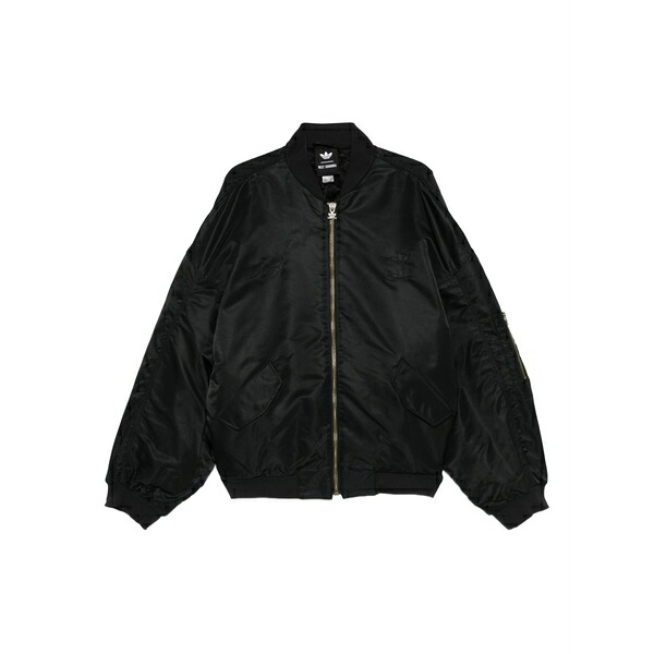 アディダス メンズ 上衣＆上衣 アウター X willy chavarria satin bomber jacket Black