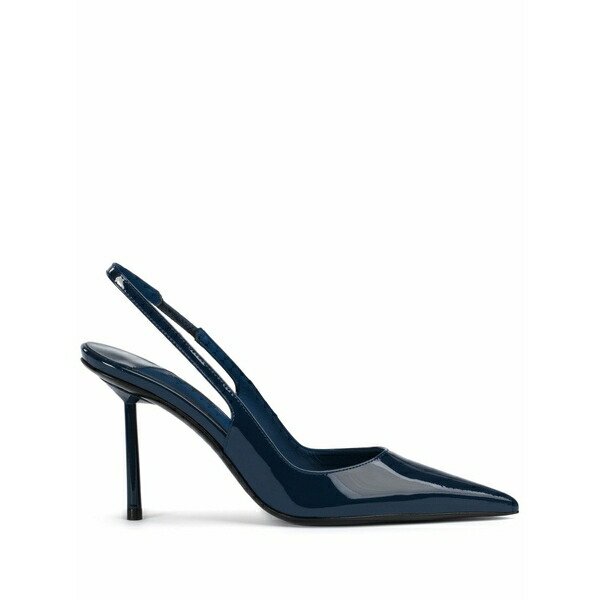 ル シラ レディース パンプス シューズ 80粍 bella slingback pumps Blue