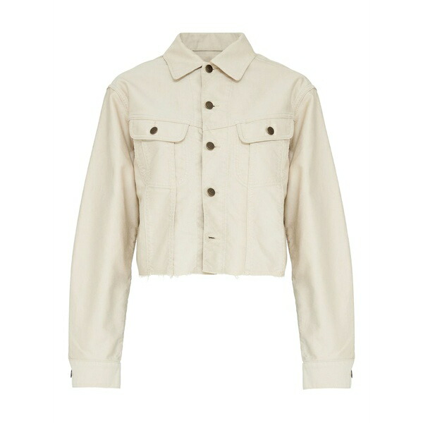 マルタンマルジェラ レディース 上衣＆上衣 アウター Cropped denim jacket Neutrals