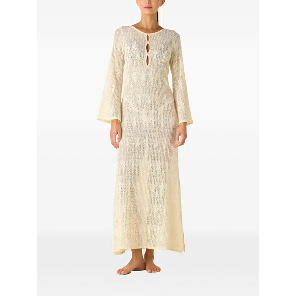 パルマセア レディース 衣装 トップス Long-sleeve maxi dress Neutrals