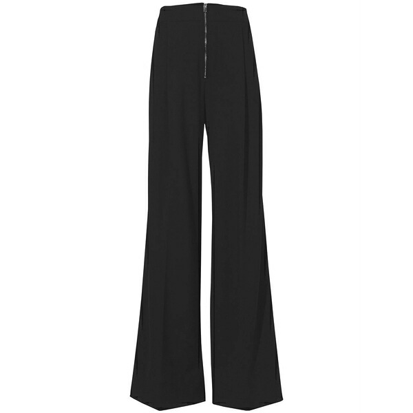プロエンザショラー レディース カジュアルパンツ ボトムス Pleat-detail palazzo pants Black｜asty