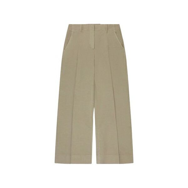 スローウエア レディース カジュアルパンツ ボトムス Button trousers Neutrals|asty