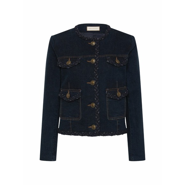 レベッカ・ヴァランス レディース 上衣＆上衣 アウター Buttoned kairo jacket Blue
