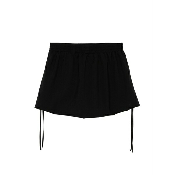 キキデモントパーネス レディース スコート ボトムス Drawstring mini skirt Black
