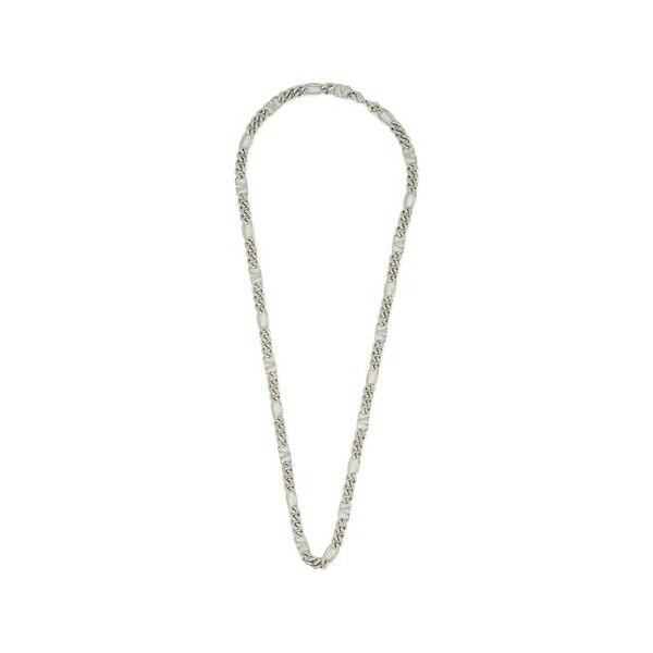 ヴァレンティノ ガラヴァーニ メンズ ネックレス・チョーカー アクセサリー Vlogo signature necklace Silver|asty