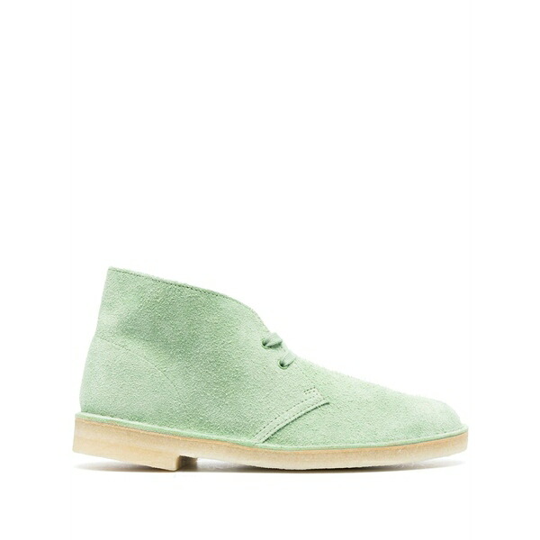 クラークス メンズ ブーツ シューズ Desert lace-up boots Green｜asty