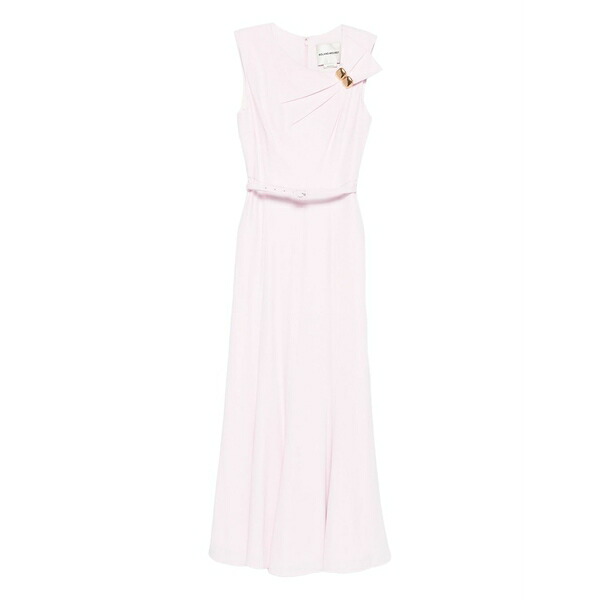 ローラン・ムレ レディース ワンピース トップス Knot-detail belted midi dress Pink｜asty