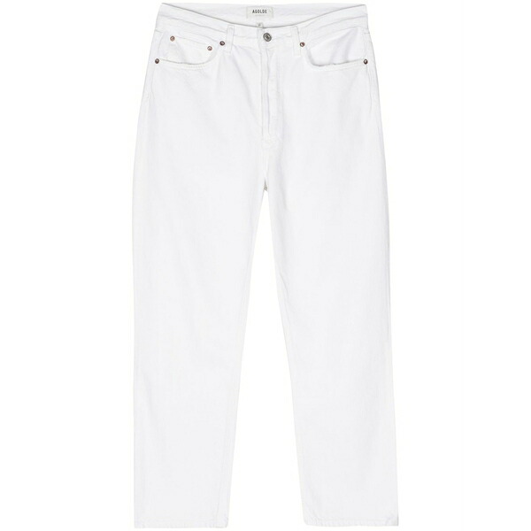 アゴルド メンズ ジーンズズボン下 ボトムス Straight-leg jeans White