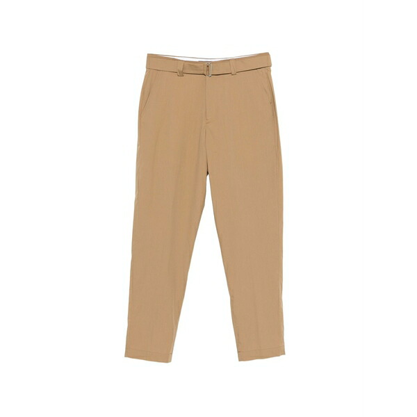 ロウブランド メンズ 心地好いズボン下 ボトムス Belted trousers Neutrals