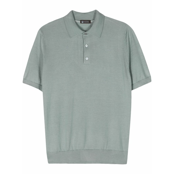 コロンボ メンズ スポーツシャツ トップス Cashmere-blend polo shirt Green