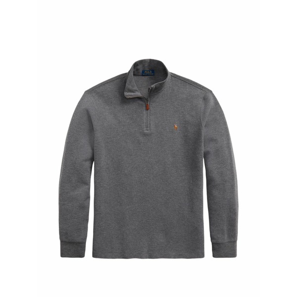 ラルフローレン メンズ ニット&セーター アウター Half-zip sweater Grey｜asty 55,680円