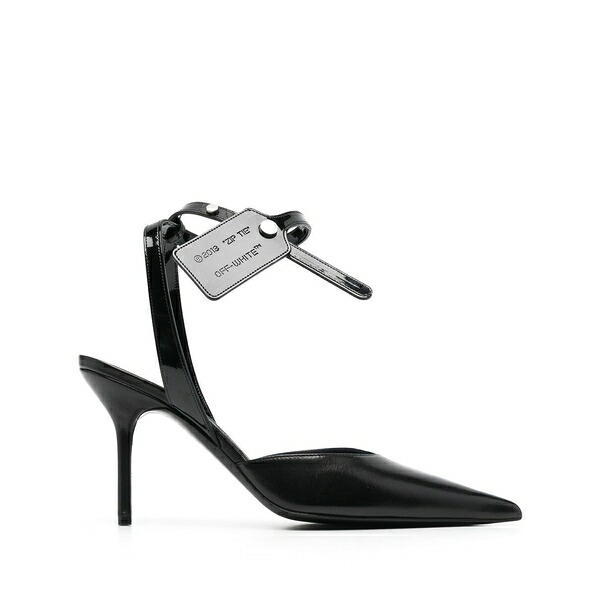 象牙色 レディース パンプス シューズ Varnish 95粍 pumps Black