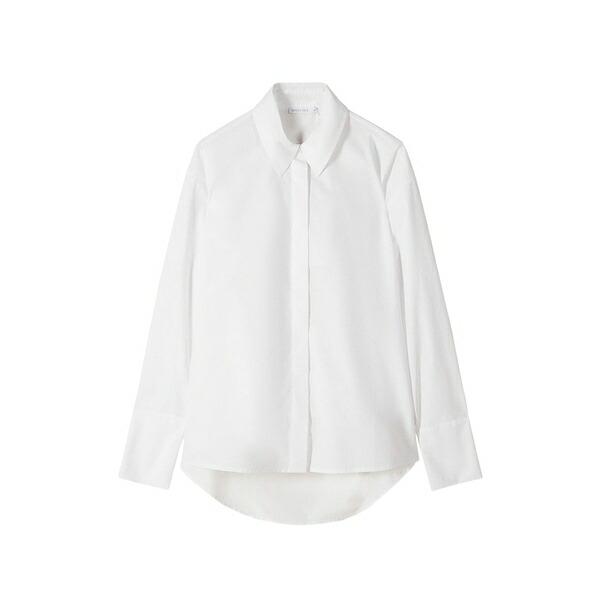 パトリツィア ペペ レディース プルオーバー トップス Open back-detail buttoned shirt White