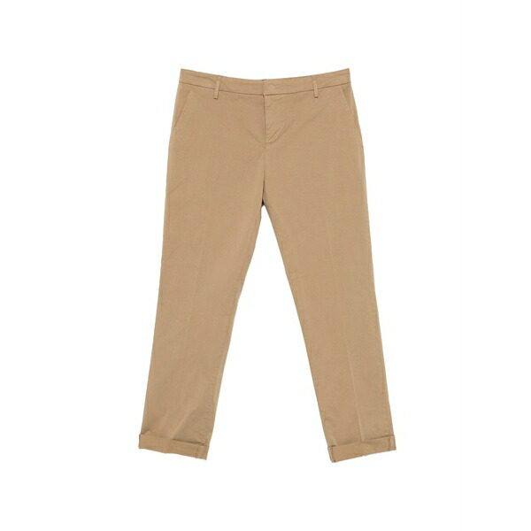 ドンダップ メンズ 心地好いズボン下 ボトムス Cuffed trousers Brown