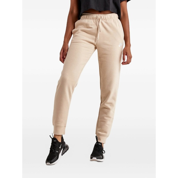 ナイキ レディース 心地好いズボン下 ボトムス Logo-detail track pants Neutrals