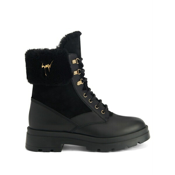 ジュゼッペザノッティ メンズ ブーツ シューズ Jaure combat boots Black