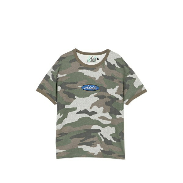 アンダーソン ベル メンズ Tシャツ トップス Camouflage-print t-shirt Green｜asty