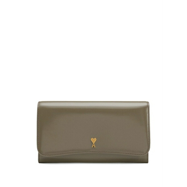 意中の女 メンズ 金入れ 付属物 Paris paris continental leather wallet Green