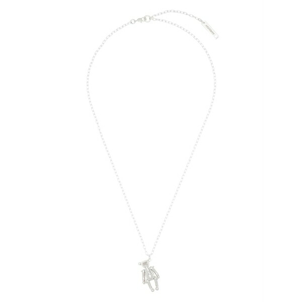 アンブッシュ メンズ 頸飾り・チョー鉄道車両 添え物 Teddy-bear charm necklace Silver