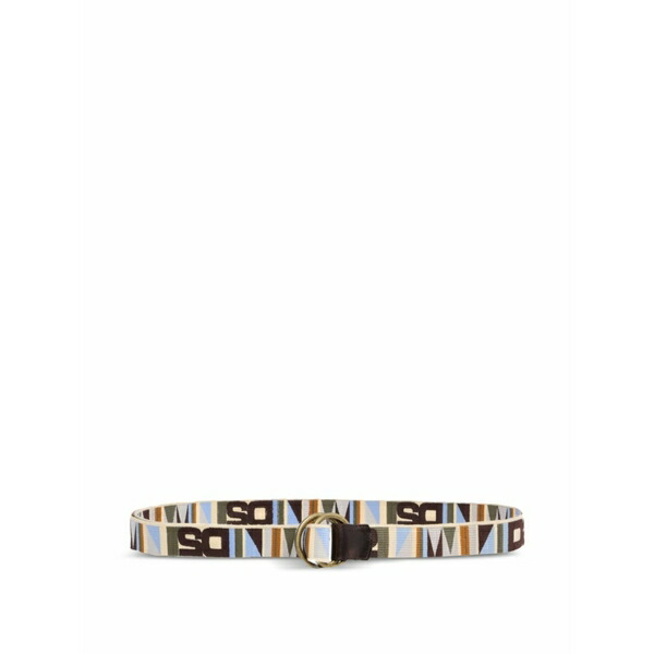 ディースクエアード メンズ 胴締め 佩び物 Geometric-print belt Neutrals