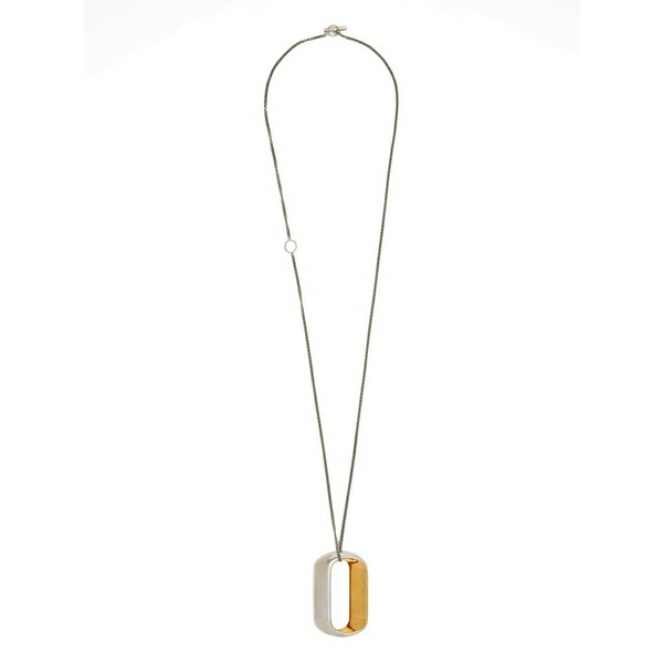 ジル・サンダー レディース ネックレス・チョーカー・ペンダントトップ アクセサリー Pendant necklace Silver｜asty