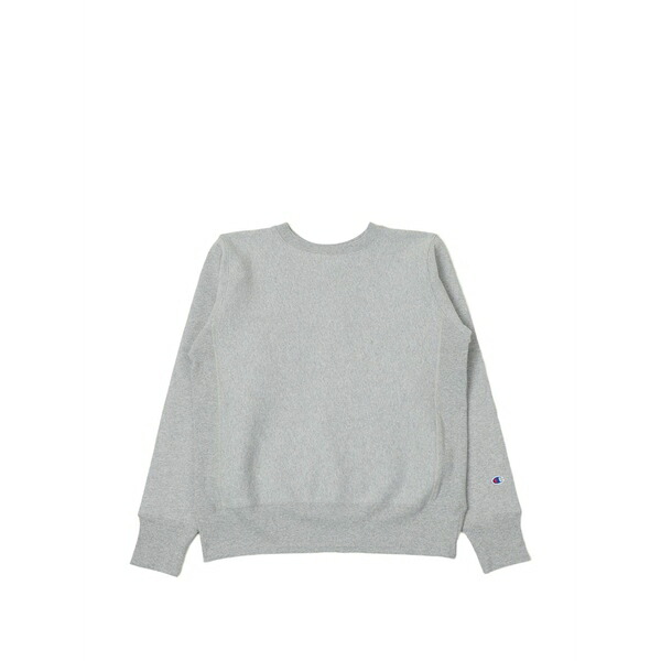 チャンピオン メンズ パーカー・スウェットシャツ アウター Embroidered-logo crew-neck sweater Grey