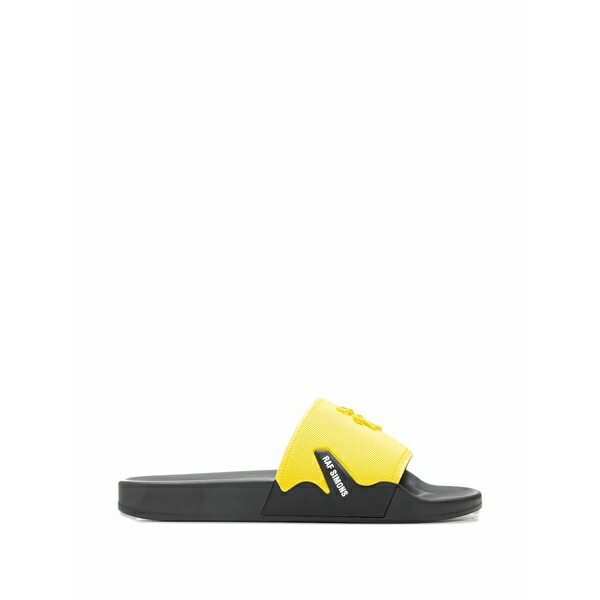 ラフ・シモンズ メンズ サンダル シューズ Astra logo-detail slides Yellow