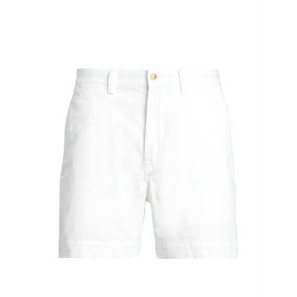 ラルフローレン メンズ カジュアルパンツ ボトムス Logo-embroidered shorts White|asty