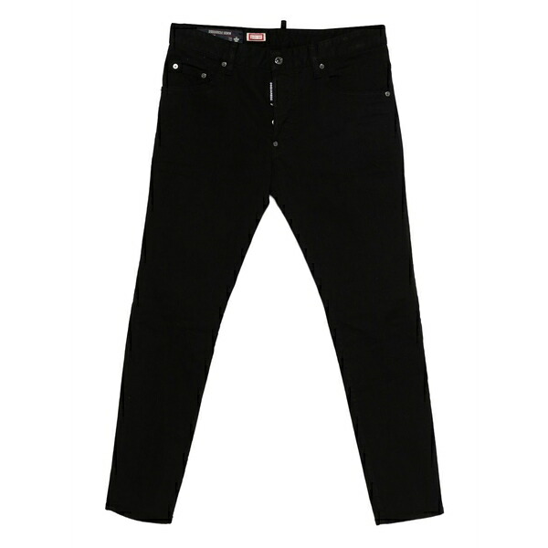 ディースクエアード メンズ デニムパンツ ボトムス Skater button-up jeans Black｜asty