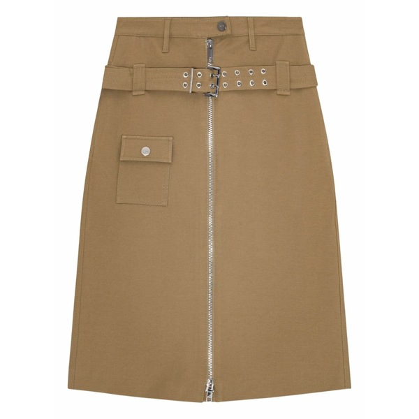 ガニー レディース スカート ボトムス Belted cotton skirt Neutrals｜asty