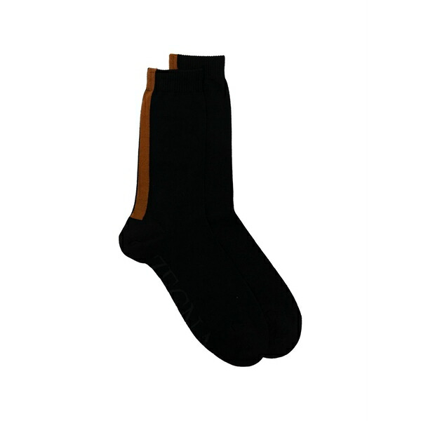 ゼニア メンズ ソックス アンダー御召しもの Signifier socks Black