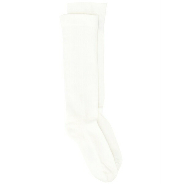リックオウエンス メンズ ソックス アンダー御召しもの Embroidered ankle socks White