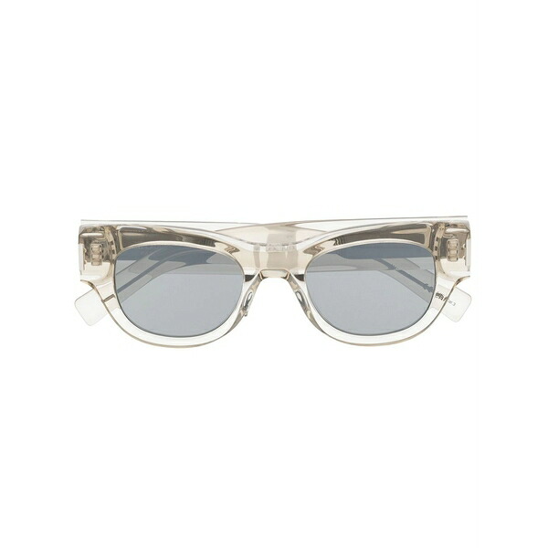 サンローラン アイウェア レディース サングラス&アイウェア アクセサリー Square-frame transparent sunglasses Grey|asty