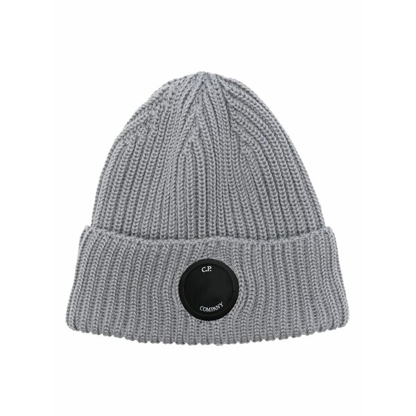 シーピーカンパニー メンズ かぶり笠 付属品  lens detail beanie hat Grey