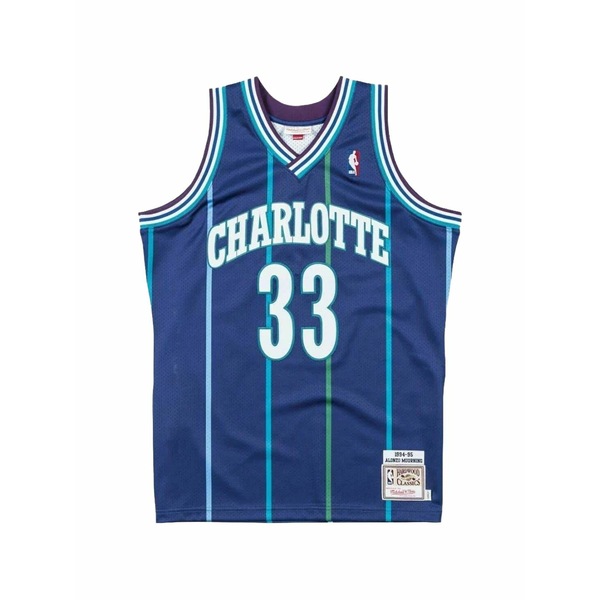 ミッチェル\u0026ネス メンズ プルオーバー トップス X nba alonzo mourning 1994 charlotte hornets top Purple
