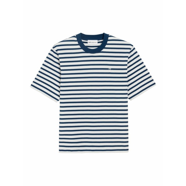 アミ メンズ Tシャツ トップス Ami de coeur patch t-shirt Blue|asty