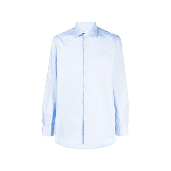 パルジレリ メンズ シャツ トップス Buttoned shirt Blue｜asty