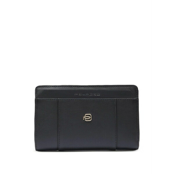 ピークアドロ  レディース 紙入れ 付属品 Bi-fold wallet Black
