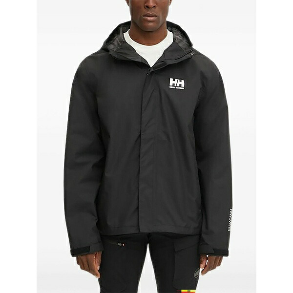 ヘリーハンセン メンズ 上衣＆上衣 アウター Hooded jacket Black